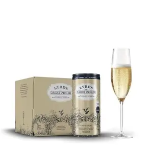 Lyre’s Classico 4-Pack, Non Alcoholic Sparkling Wine, Zero Proof Prosecco Alternative, Alcohol Free Drinks, Canned Mocktails, Ready to Drink, 45 Calories per Serve (8.45 Fl Oz x 4)