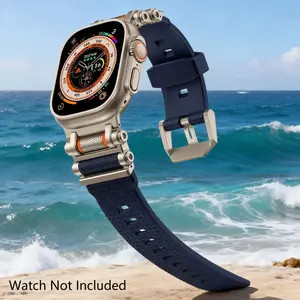 Apple Watch Stress Relief Gear Strap, Outdoor Scratch-Resistant Silicone, Compatible with Series 10/9/ultra/2/se/8/7/6/5/4/3/1, 42-49mm