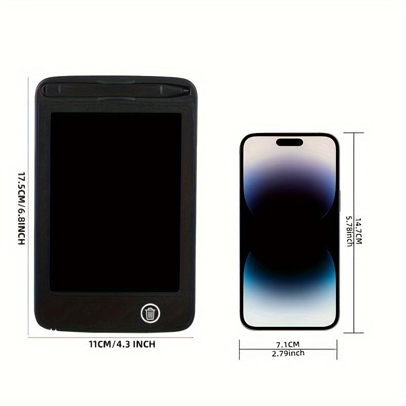 2PCS Children's 6.5 Inch Multifunctional Drawing Board with Colorful Screen One Click Clear Rewritable Toy Gifts for Boys and Girls