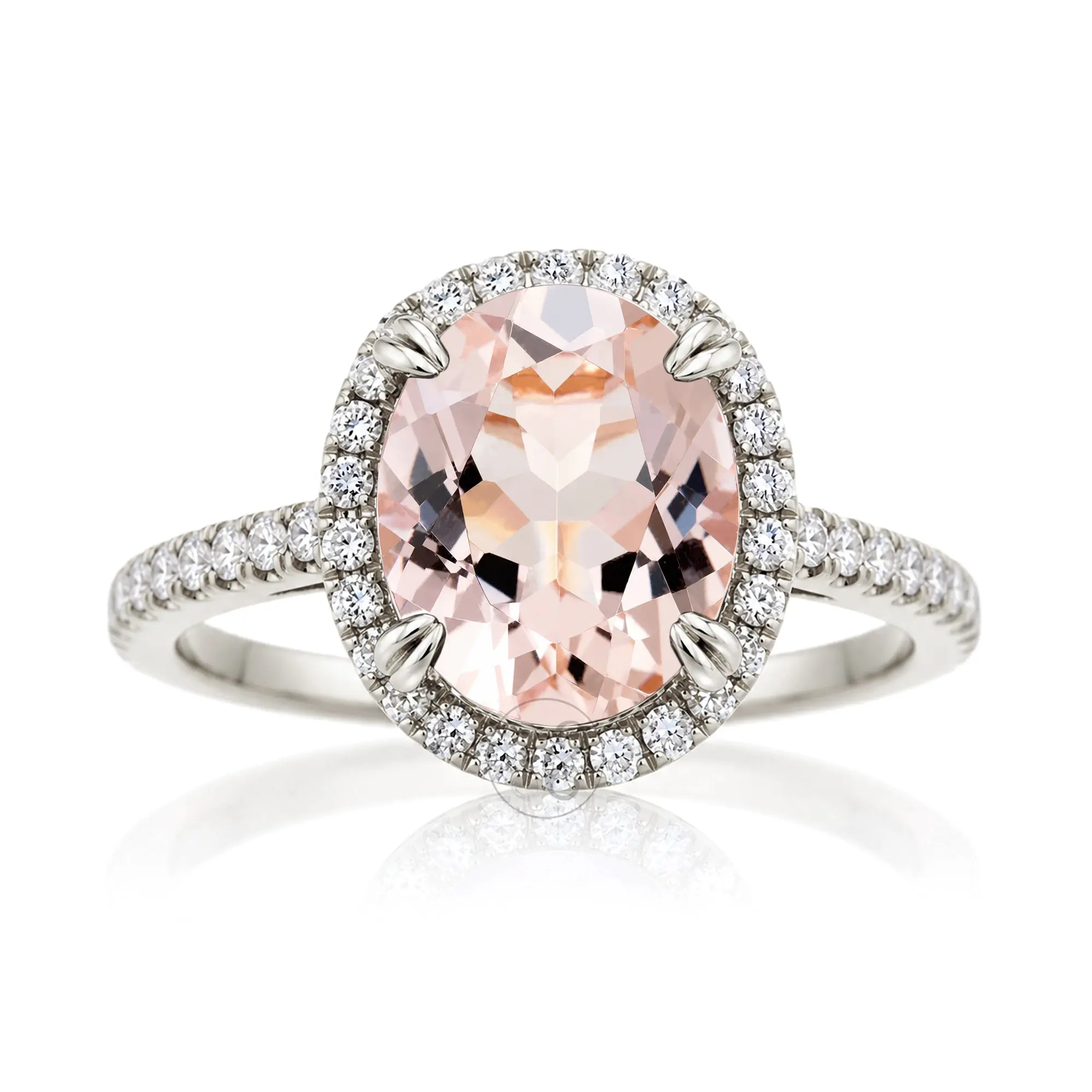 The Signature Oval Morganite Ring