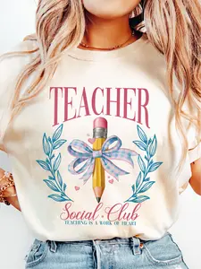 Teacher Social Club ~ Unisex Apparel Printed In The USA!