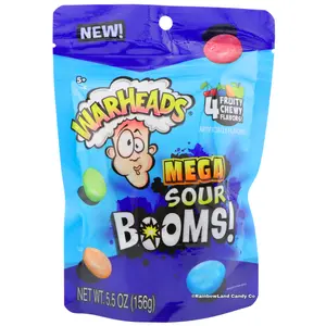 WarHeads Mega Sour Booms (5.5 oz bag)