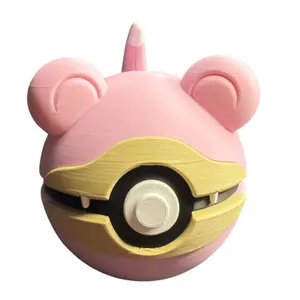 Slowpoke Poke Ball - Inspired 3D Printed Collectible