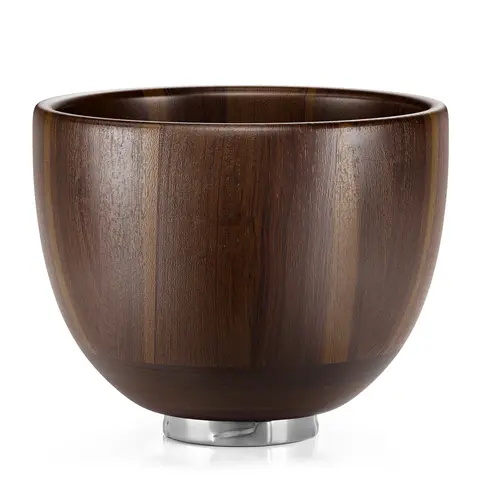 SpaceAid Wooden Bowl for Stand Mixer – Acacia Wood Mixing Bowl, 4.5–5 QT Tilt-Head Compatible