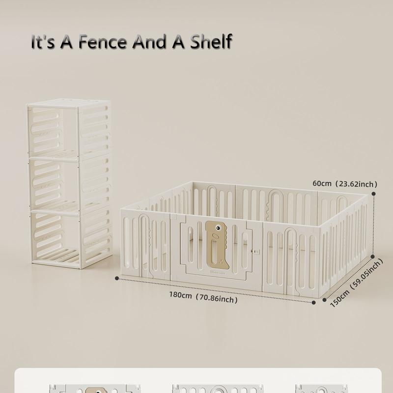 Kids Plastic Playpen, Indoor and Outdoor Playard, Play Pens for Kid Activity Center, Sturdy Safety Baby Fence for Toddler playpen 71*59