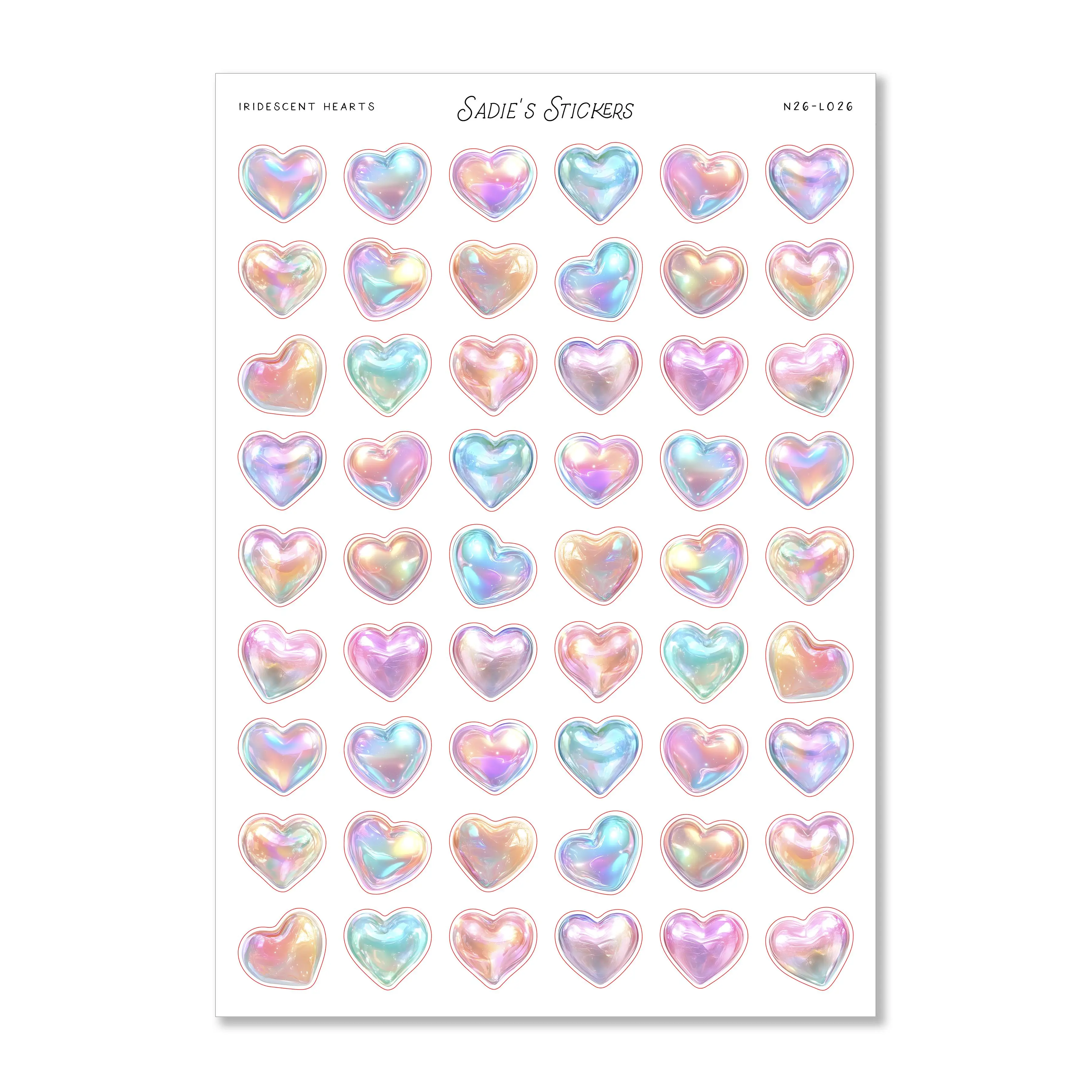 Iridescent Hearts • Trinkets & Tidbits