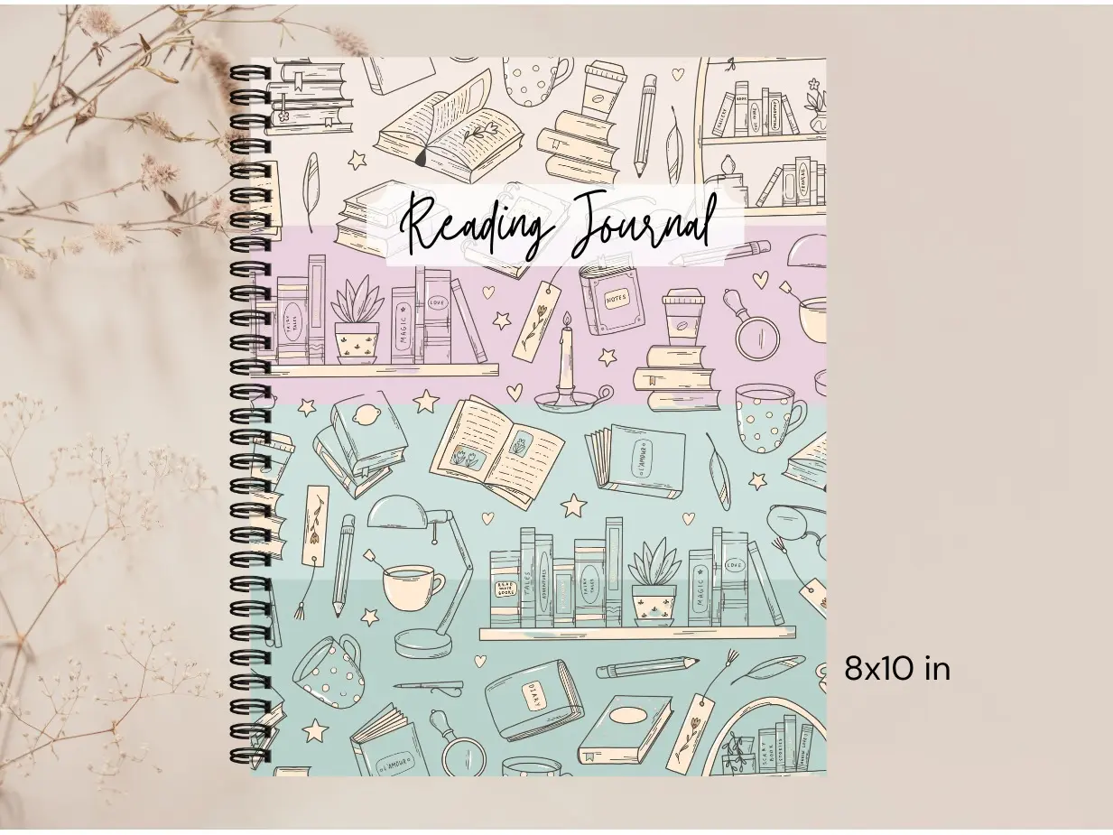 Book Journal - Notebook for Book Lovers, Versatile Writing Tool, Ideal for Book Lovers, Compact Design