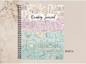 Book Journal - Notebook for Book Lovers, Versatile Writing Tool, Ideal for Book Lovers, Compact Design