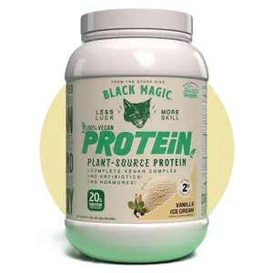 Black Magic Supply Vegan Pro - Vegan Product with Unique Features and Features Healthcare Fitness Protein Supplement Edible Dietary Muscle Acid