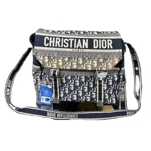 Pre-owned Dior Christian CAMP Medium Messenger Bag Monogram Canvas Shoulder Crossbody Bag for Everyday Use