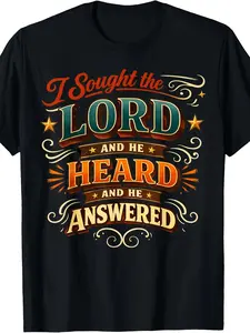 Christian Faith Prayer Quote I Sought The Lord Ans