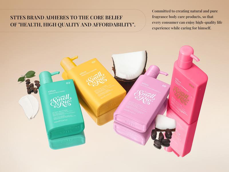 New！Sttes 02 (Original 602) Body Lotion, 250ml/8.45 fl oz – Caramel Vanilla Gourmand Scent – Deep Moisturizing, Fast-Absorbing, Non-Greasy – For Dry Skin, Women & Men