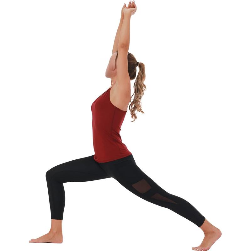 6 or 5 Pack Workout Tank Tops for Women, Athletic Racerback Sports Tank Tops,  Sleeveless Dry Fit Shirts singlet quick  jersey 25 26 away hazel sweatsuits UV Protection Women's Running Shirts half  tights  running loose    shirt compression