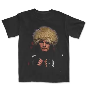 Khabib Graphic Tee, Unisex Boxing Shirt, ufc Graphic Tees, Variation Outfits, Men's Clothing, Menswear Womenswear Streetwear Comfor Cotton Top Print