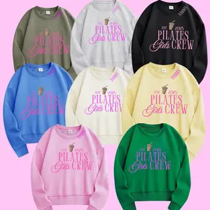 Pilates Women’s “Girl Club” Crewneck | Gift forpilates Lovers | Est. Year Sweatshirt