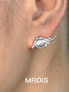 Demon Eye Original Gold Plated Cat Eye Earrings, Unique Sweet Cool Style Ear Rings, Luxurious High-End Jewelry for Women