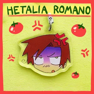Romano Keychain [HETALIA] | Unique Keychain Designs | Perfect for Backpacks, Keys and Gifts | High Quality and Customer Favorite Items