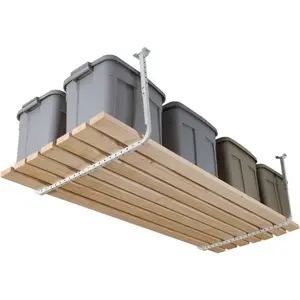 33 in.x 34 inches.Ceiling Rack Kit, Overhead Bracket, 80842-10, White