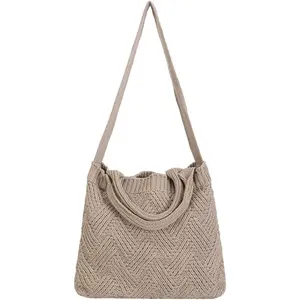 Women's tote bags aesthetic  Handbags Hand crocheted Bags large  Shopping Bag large satchel cute Bag