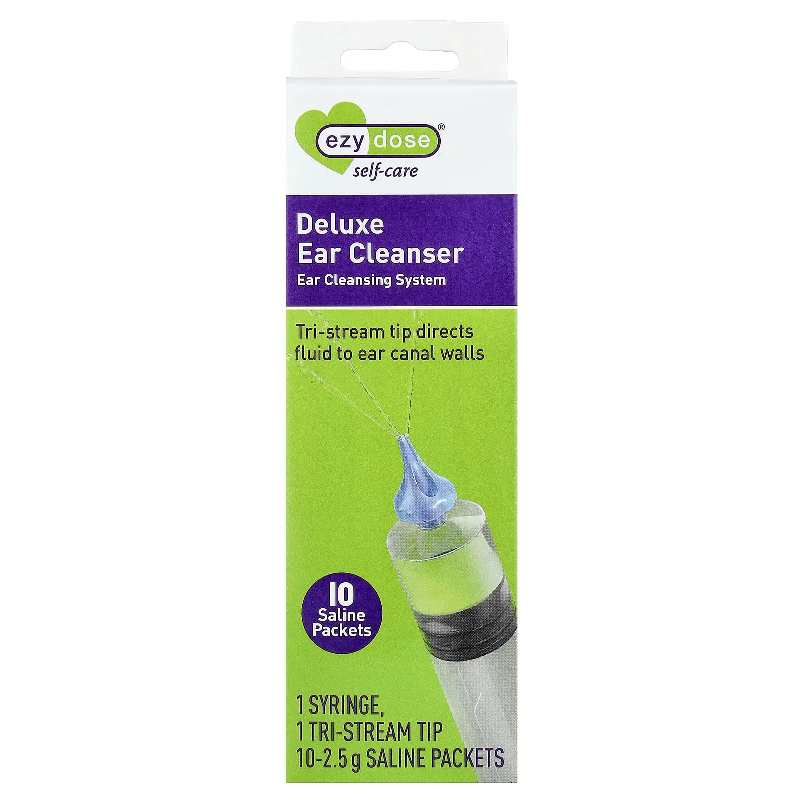 Ezy Dose Self-Care, Deluxe Ear Cleanser, 12 Count | HSA/FSA Eligible