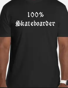 100% SKATEBOARDER FLIPPINBIRDS SKATEBOARDING Menswear Stylish T-Shirt Top Graphics Shirt