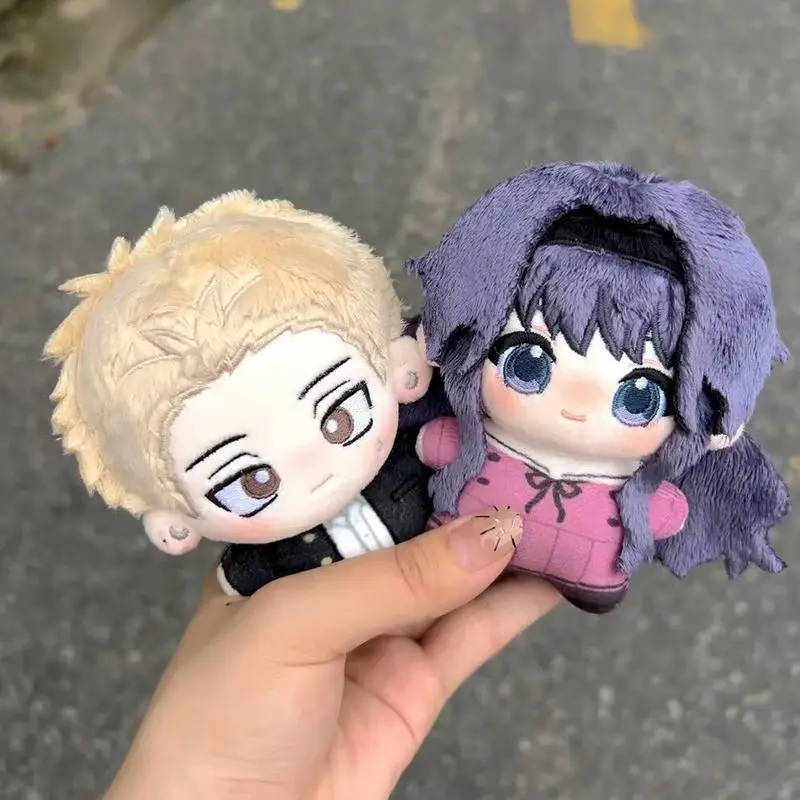 Kaoru Hana wa Rin to Saku (Fragrant Flower Blooms with Dignity) Waguri Kaoruko Fragrant Plushie - 10cm, Unisex PP Cotton Fill, Pendant Keychain, Home Decor Figurine, 1 Pcs Doll, 1 Pair Option, Xmas Gift, Plushies