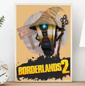 Borderlands 2 Wall Art: Claptrap In Mage Skin , Gaming Poster, Game Room Decor 45743 474