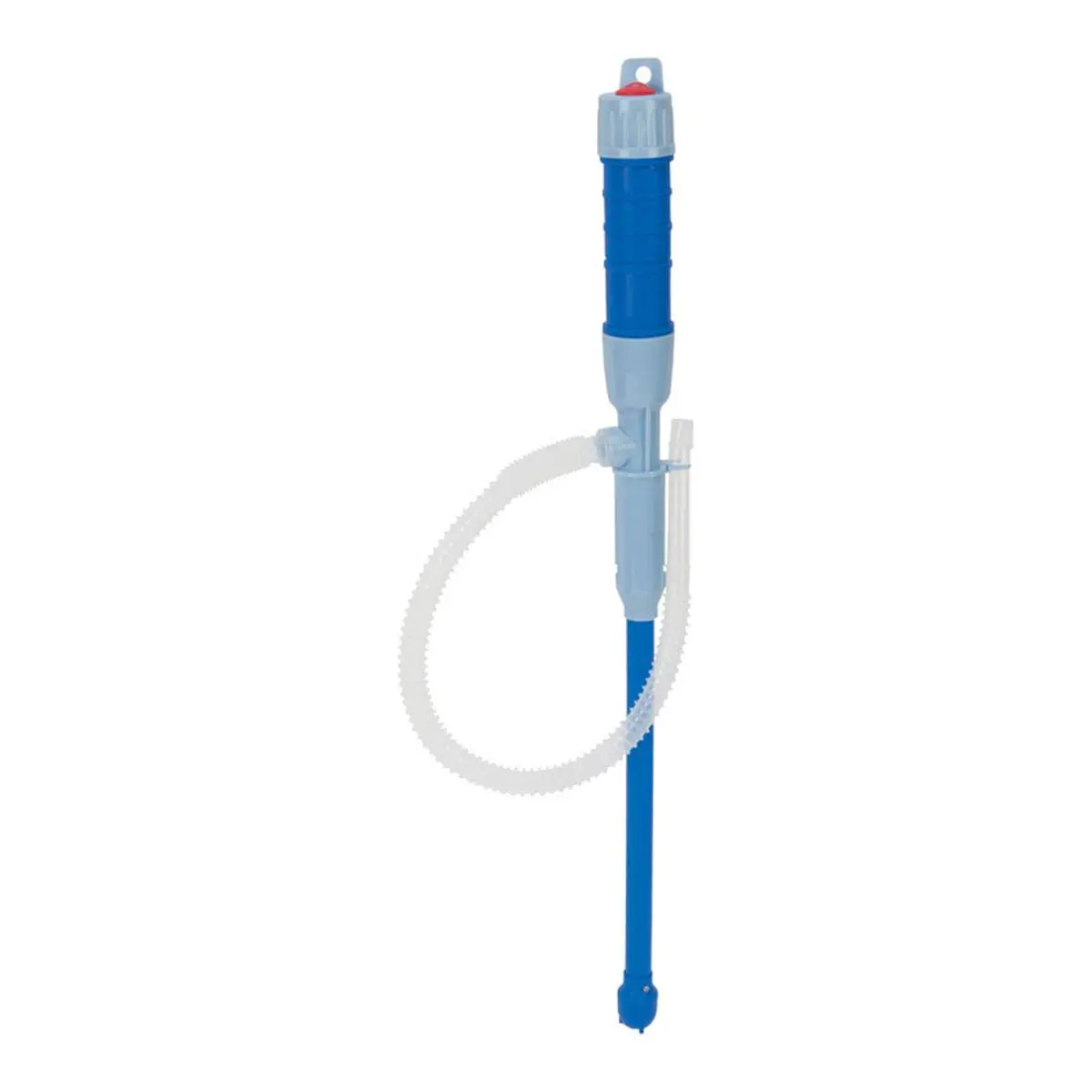 Wilmar Hand-Operated Fluid Transfer Pump, 2.5 in. Durable Plastic Siphon for Gas, Liquids, Boating, and Water Sports
