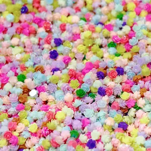 4mm Super Mini Lumininous Camellia Rose Nail Charms for DIY Nail Arts woman diy handmade armor diy manicure nail art Christmas Nails flower nail Luminous Resin custom hand elegant pink friday resin craft Floral French