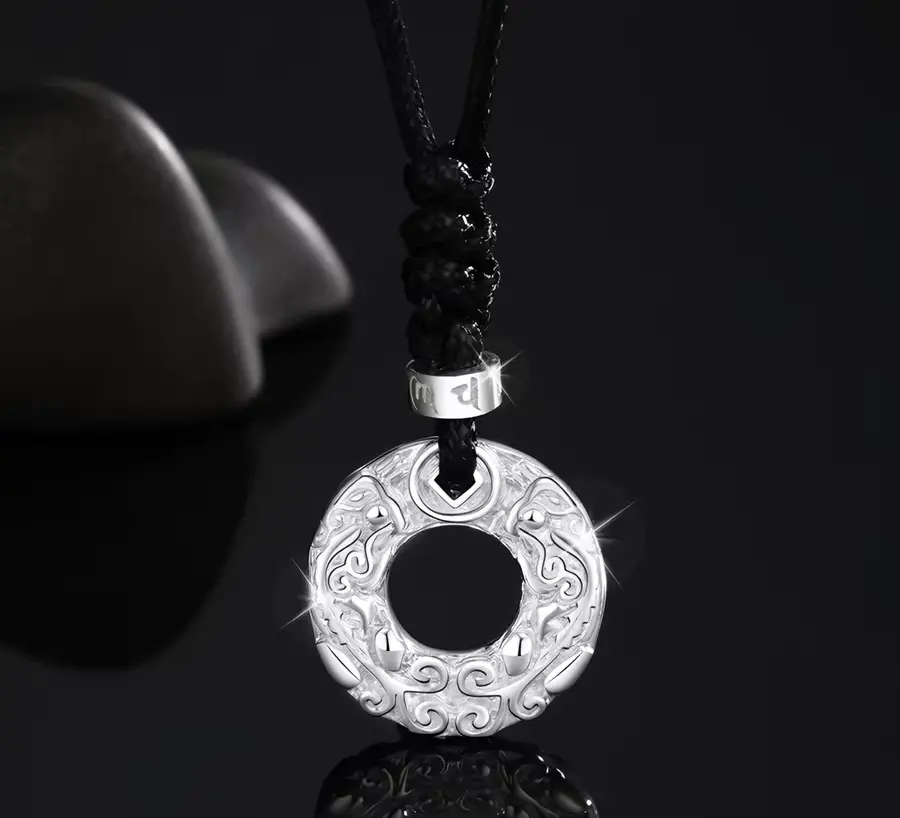 Nancy 999 Pure Silver Pixiu Necklace