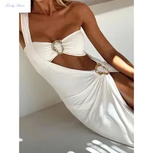 Dealsforyoudays Women's Bikini Swimsuits 3 Pcs Set Solid Metal Ring Design Stylish Bathing Suits Outdoorfun