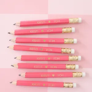 Custom Golf Pencils / Set of 25 / Personalized Party Favor / Bridal Shower / Wedding / Game Night