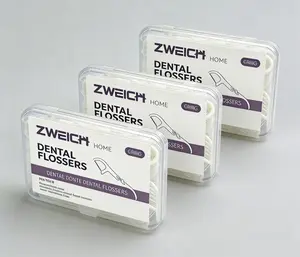 gentle oral care Boxed dental floss sticks, water flosser teeth 50 pieces per box. Smooth and tough, deep cleaning between teeth, disposable hygiene, portable and practical, suitable for travel.6 boxes