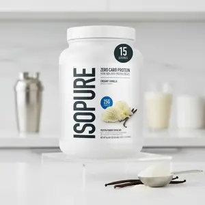 ISOPURE Creamy Vanilla Protein Powder Mix - Healthcare Dietary Supplement, 1.64 lb