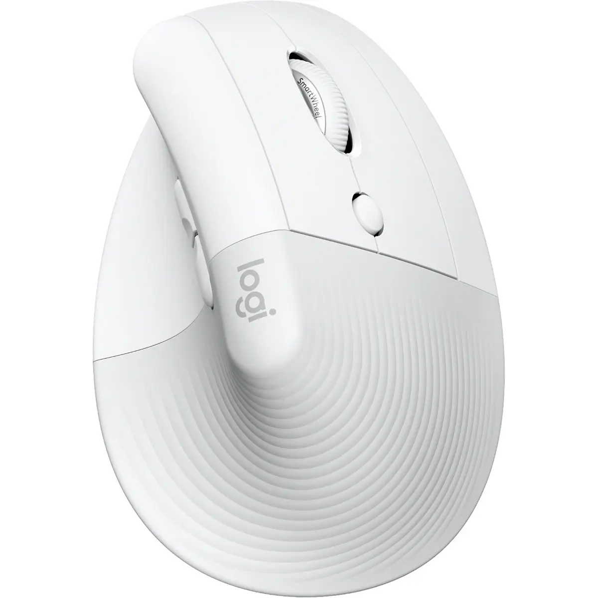 Logitech Lift Vertical Ergonomic Wireless Mouse for Mac, Off-White