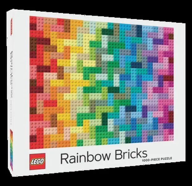 Lego Rainbow Bricks Building Toy - 1.65 lbs, 11.1" h x 9.1" l x 2.2" w Jigsaw Puzzle for Parties, Birthdays (Lifestyle & Hobbies Category)