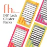 Mega Pack DIY Lash Clusters | FH by FlutterHabit | 100 clusters per pack | Wispy & Textured