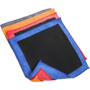 4 Pack Clay Towel Auto Detailing 12 x 12 Inch Clay Bar Towel Microfiber Car Cloth Cleaner Fine Grade Car Towels Automotive for Car Detailing Cleaning Polishing DIY Detail Tool Kit
