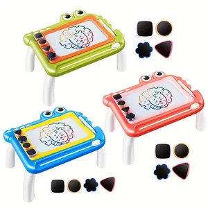 Crocodile Magnetic Doodle Board Table for Kids, Color Drawing & Writing Sketch Pad Educational Learning Kids Toy for Boys Girls, Mess-Free Art Gift Ready for Birthday or Christmas