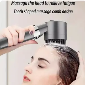 Pressurized Handheld Round Massage Shower Head