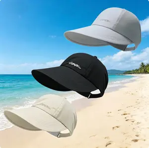 Unisex 3-Pack Sports Outdoor Hats, Summer Sun-Protective Baseball Caps, Lightweight, Adjustable Velcro Closure, Wide Brim, Elastic Design, All-Season Party Gift