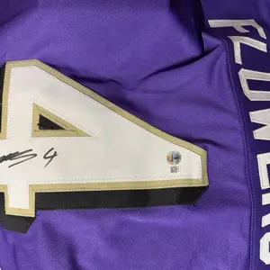 Zay Flowers  Autographed Jersey  W/COA