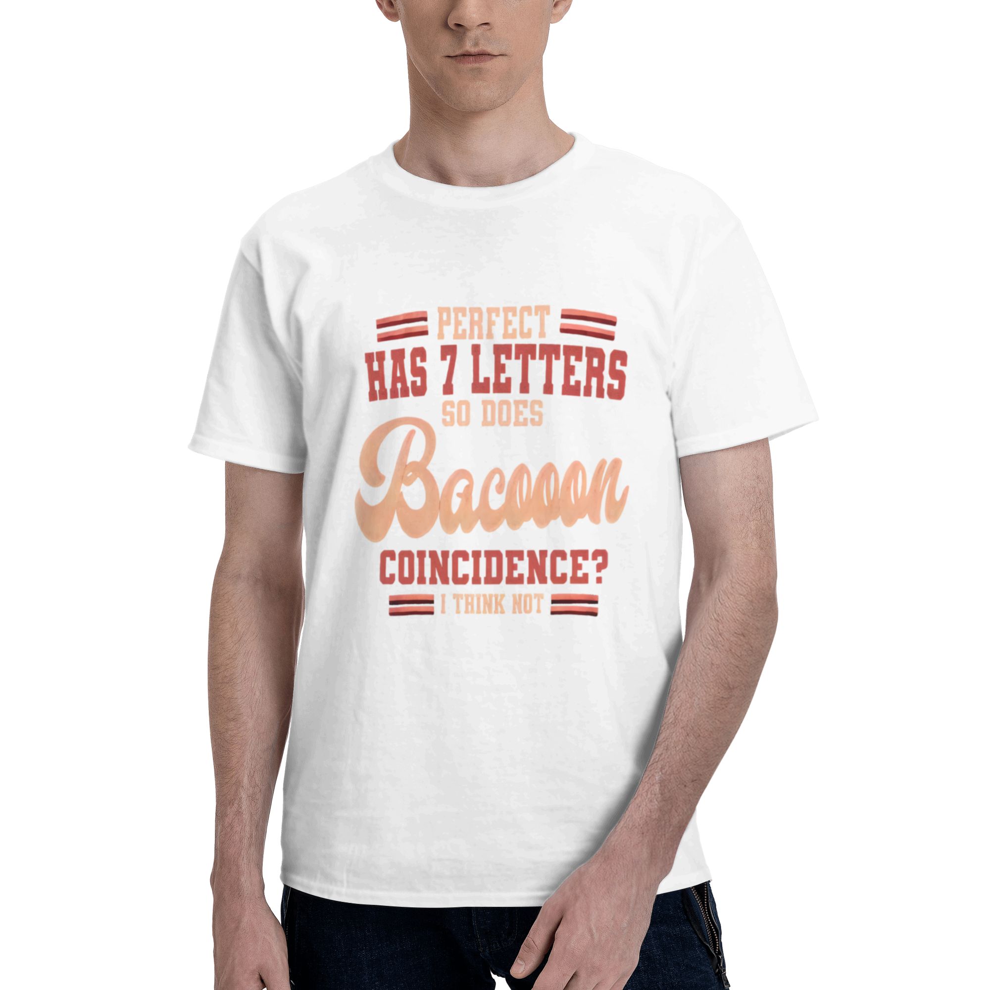 target shirts bacon Perfect Has 7 Letters So Does Bacon Funny T-Shirt | Food Lover Graphic Tee