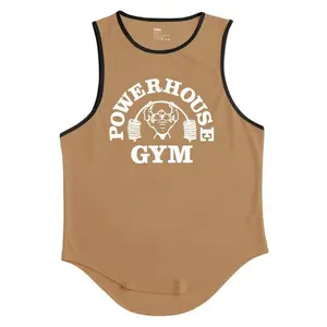 Men's Polyester Mesh Fabric Tank Top - Basketball, Bodybuilding Gym Fitness Singlet