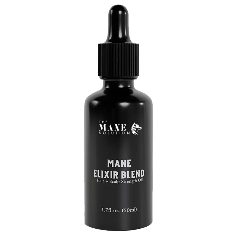 Mane Elixir Blend: 11-in-1 Hair Growth Oil Serum For Thinning, Hair Loss, Haircare, Comfort & Regrowth - With Castor, Rosemary, and Peppermint- 50ml