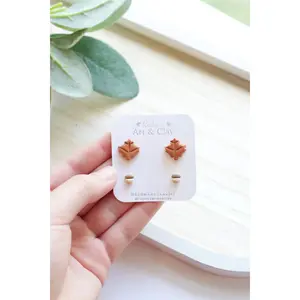 Maple Leaf and Tiny Acorn Stud Pack