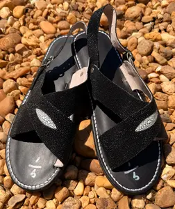 Men’s Huaraches ORIGINAL Stingray Leather with Tire Sole-Huaraches Piel ORIGINAL De Mantarraya Suela de Llanta