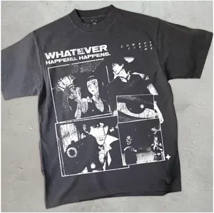 Vintage Cowboy Bebop Comfort Colors Shirt, Retro Anime Graphic Tee, 90s Manga Aesthetic T-Shirt, Whatever Happens Unisex Top  | Unisex Tee To Match Sneaker