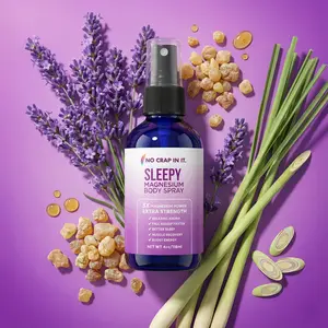 Sleepy Magnesium Spray - No Crap In It -4oz - Natural Aromatherapy with Cedarwood for Better Sleep Relaxation Muscle Relief