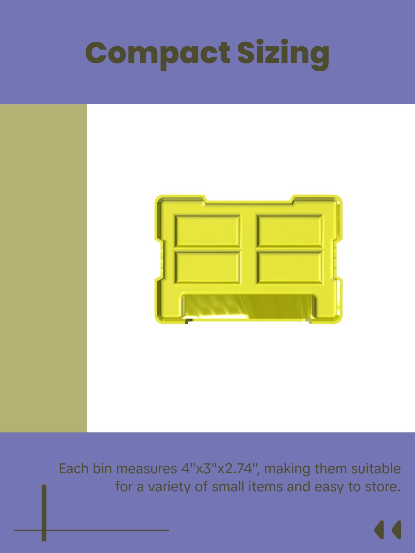 Mini Stackable Bins - Cute Mini Storage - Organizer - Desk Storage - Office - Office Gift